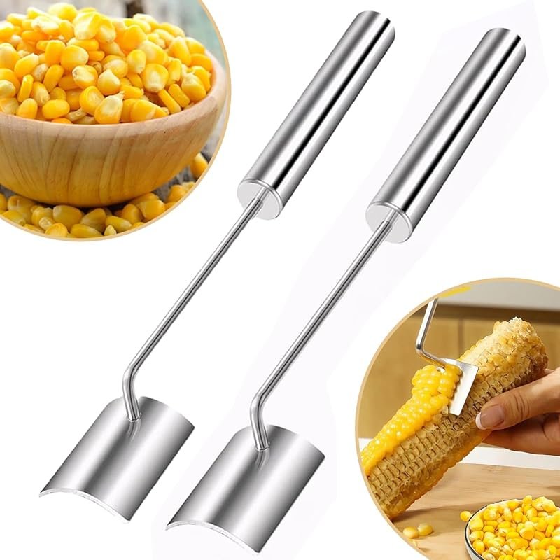 2026 Upgraded Corn Stripper – Easy Clean Cob Remover for Home & Outdoo