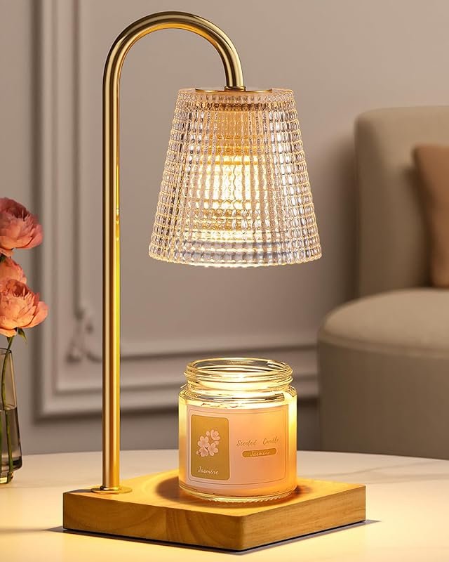 Hong-in Candle Warmer Lamp with Timer Dimmer – Vintage Wax Warmer for 