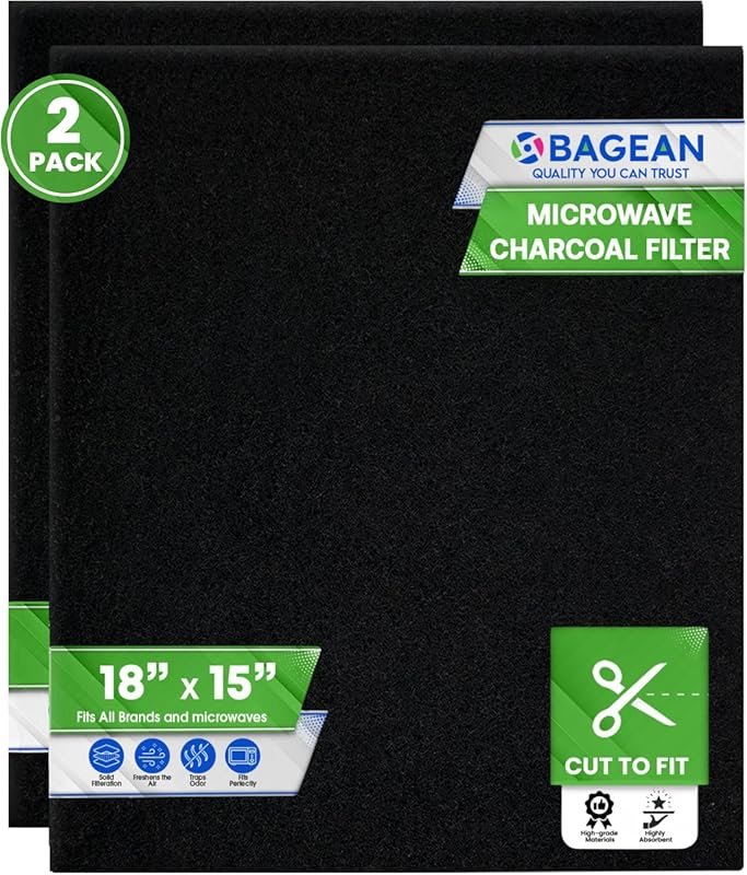 Cut-to-Fit 18”x15” Activated Carbon Filter for Samsung, GE, LG, Whirlp