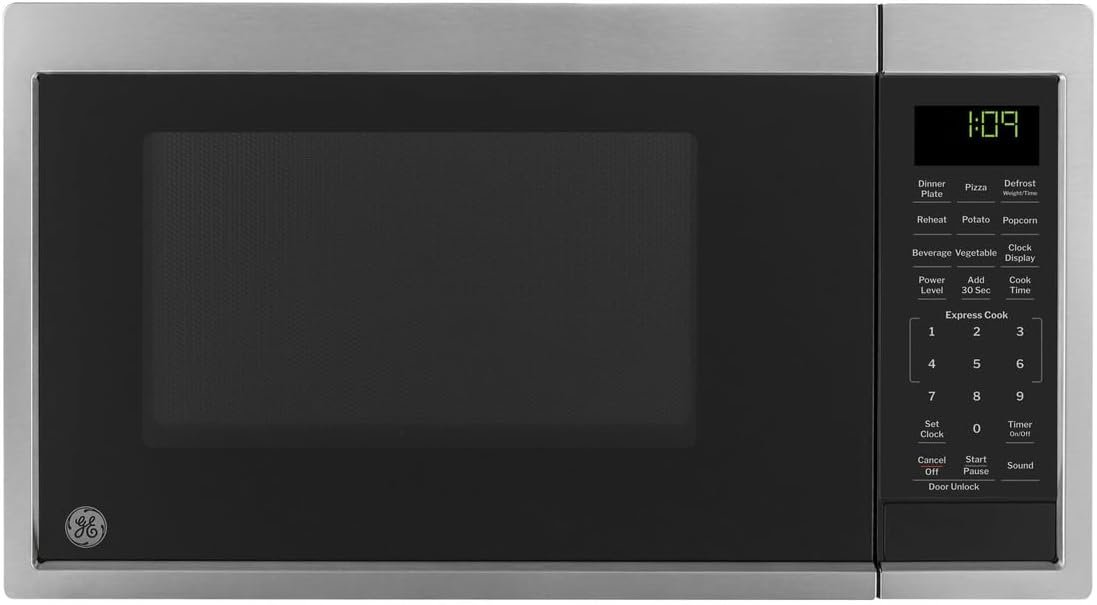 GE Built-In Microwave Oven, 0.9 Cu. Ft., Perfect for Seamless Kitchen 