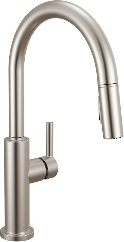 Delta Nicoli Brushed Nickel Kitchen Faucet with Pull Down Sprayer, Mod