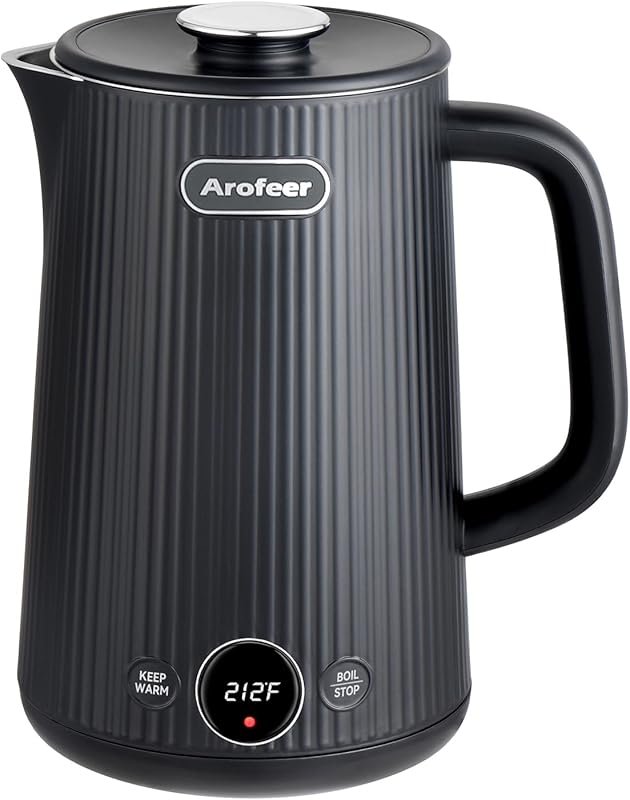 Arofeer 1.7L Electric Kettle with 7+Cups Capacity, Temperature Control