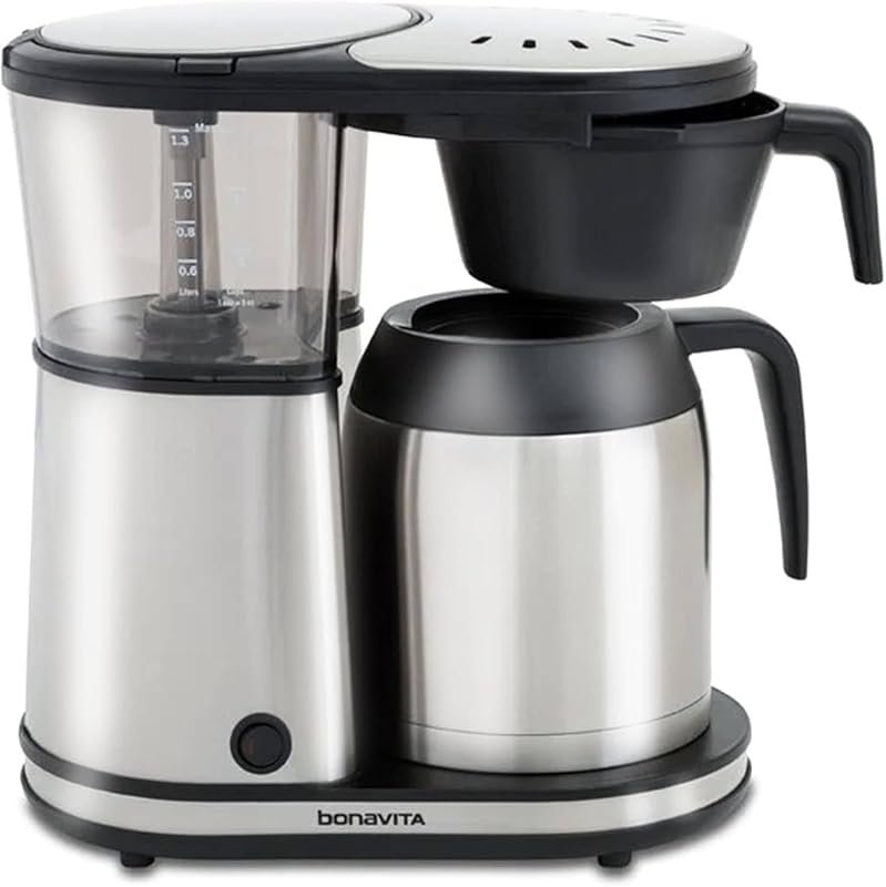 Bonavita 8-Cup One-Touch Pour Over Coffee Maker with Thermal Carafe an