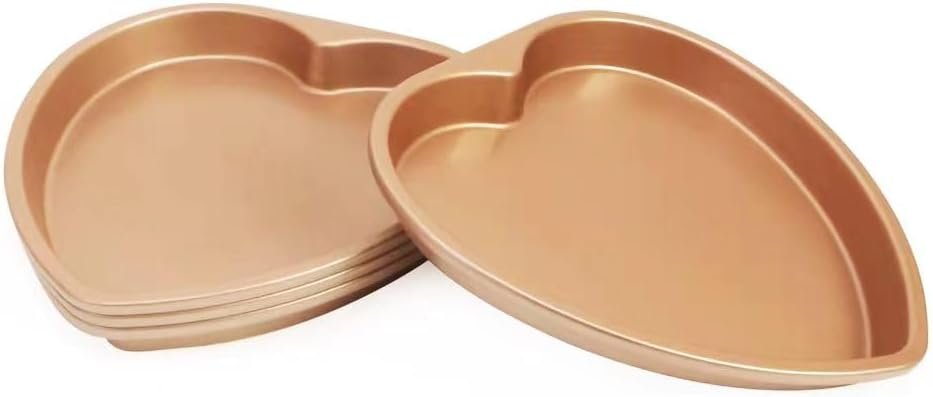 Specialty Forms Non-Stick Heart Shaped Baking Tray, Carbon Steel Cake 