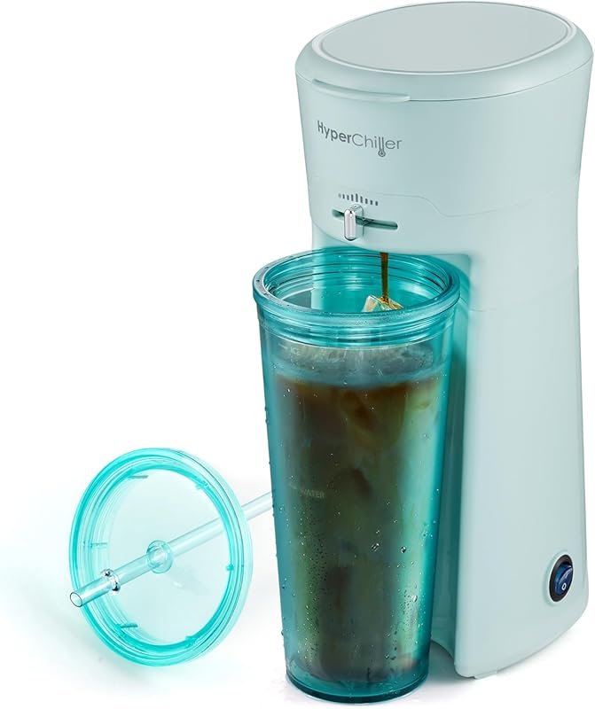 HyperChiller EHC824 Iced & Hot Coffee Maker with Adjustable Lever, 20 