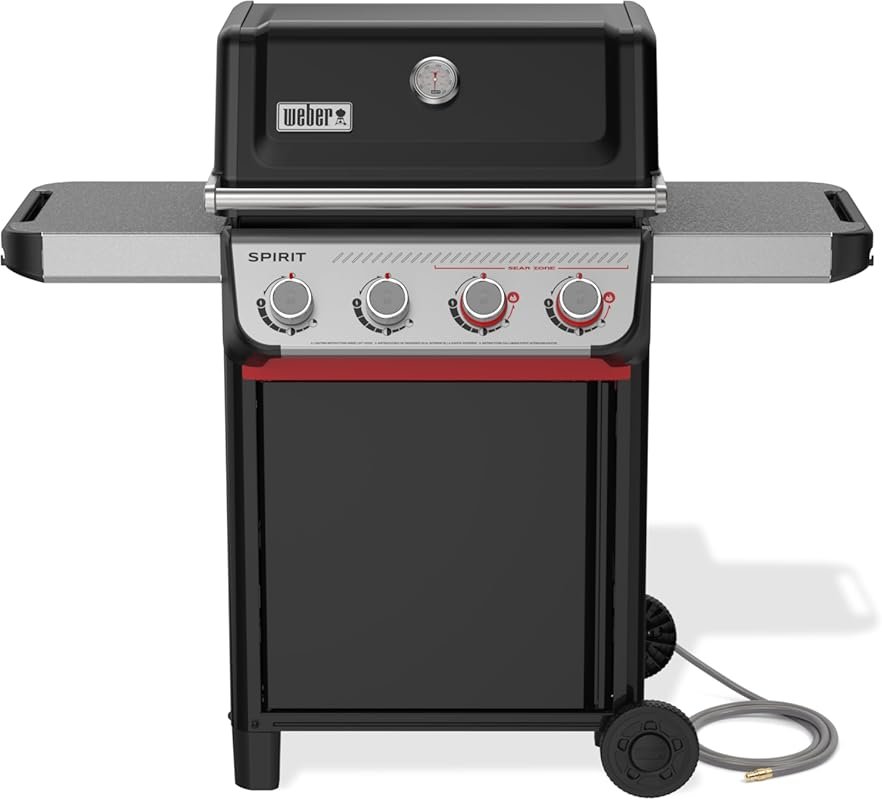 Weber Spirit E-425 Natural Gas Grill with 4 Burners, 2 Boost Burners &
