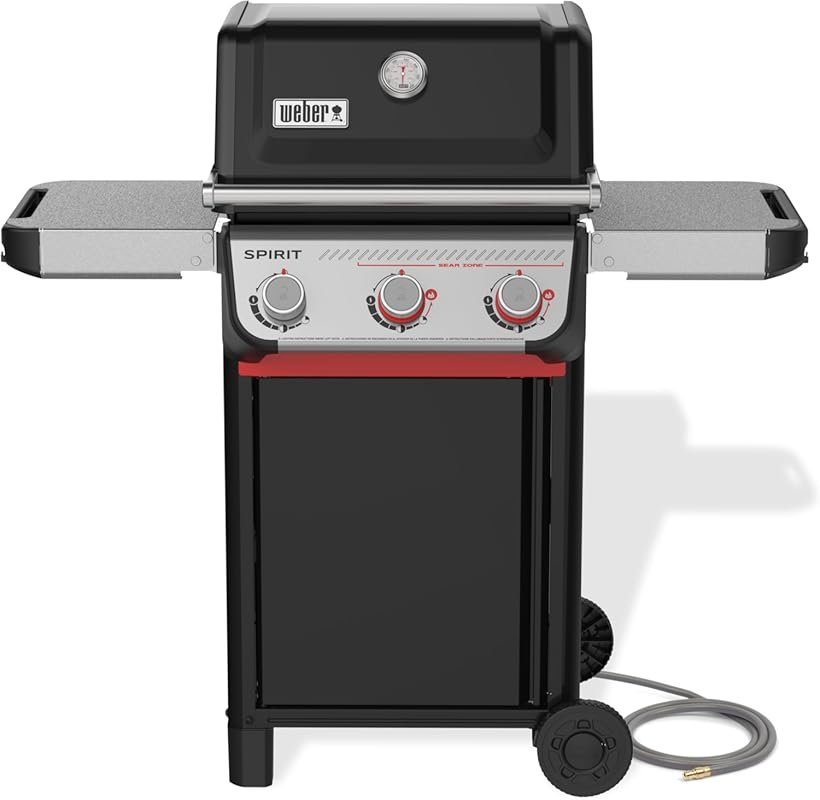 Weber Spirit E-325 Natural Gas Grill with 3 Boost Burners, Sear Zone &