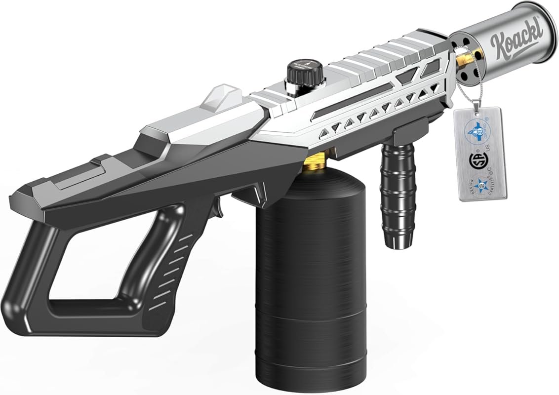 Adjustable Flame Propane Torch Gun for BBQ, Steak & Camping, Flamethro