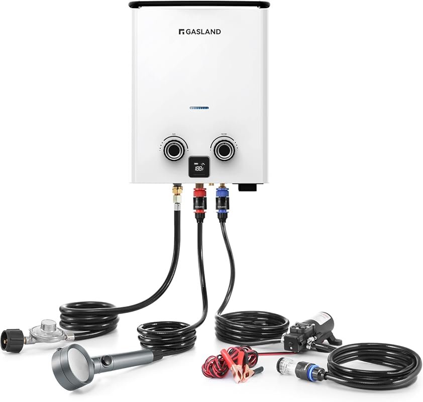 GASLAND Goshower G5 Pro Portable Propane Tankless Water Heater – 1.32 