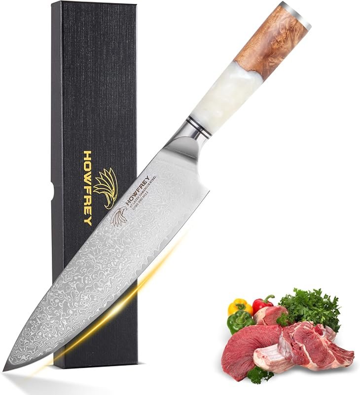 Damascus Chef Knife 8