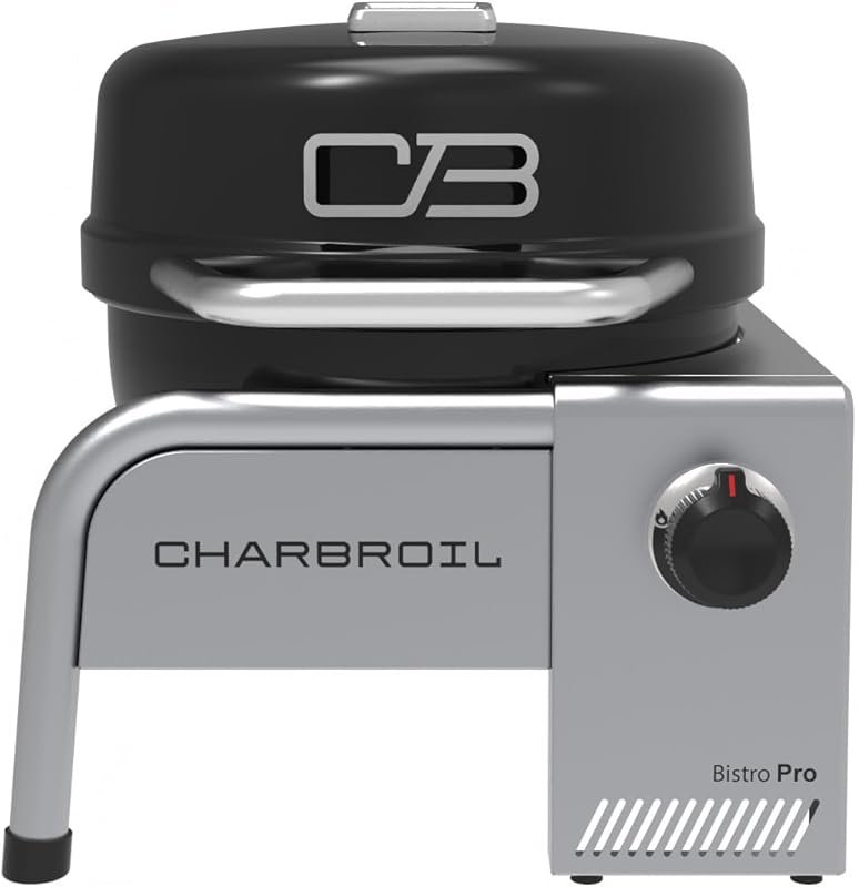 Bistro Pro Tabletop Gas Grill, Black