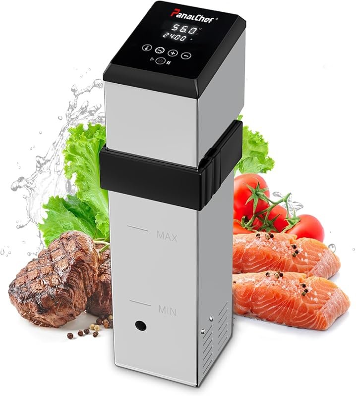 Commercial 1600W Ultra-Quiet Sous Vide Cooker – IPX7 Waterproof, 360° 