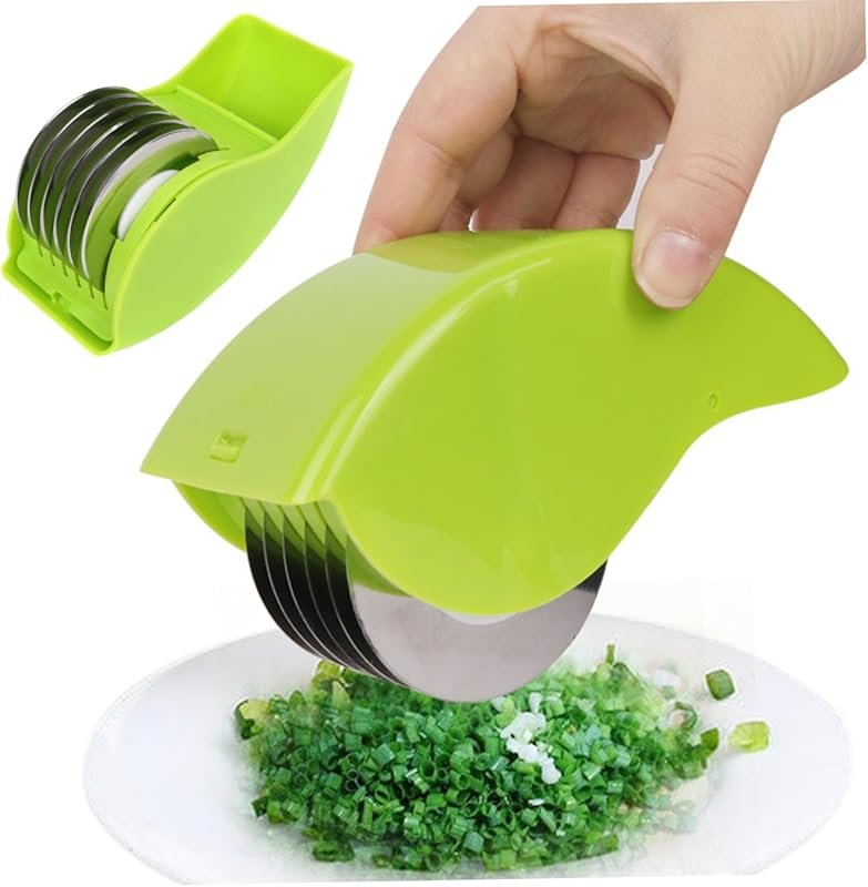 Herb Roller Chopper with 6 Sharp Stainless Steel Blades