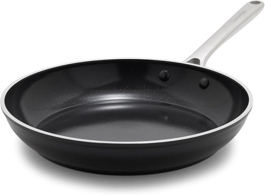 Orfeo 11” Italian-Made Diamond Ceramic Nonstick Frying Pan, Induction 