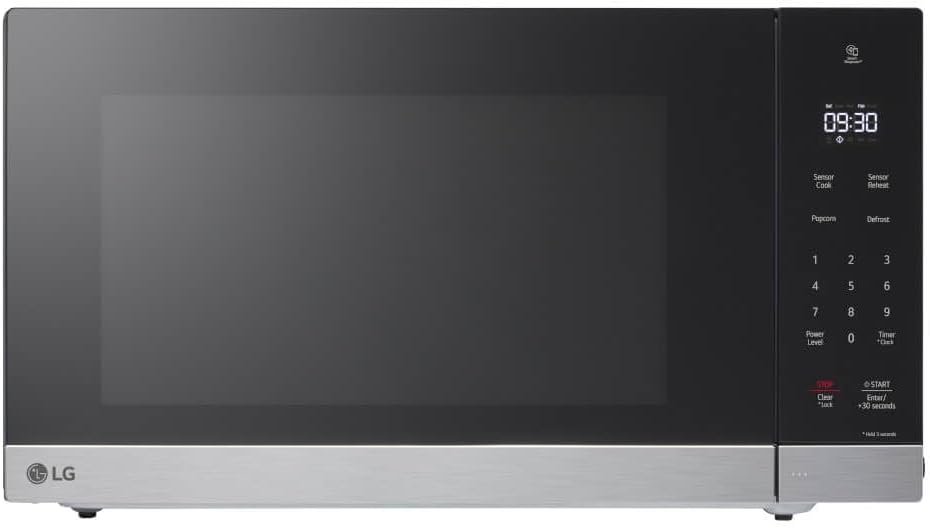 LG 2.0 Cu Ft Stainless Steel Microwave with Smart Inverter & Sensor Co
