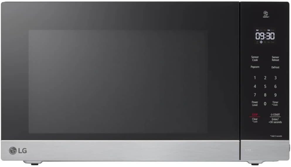 LG 1200W Smart Inverter Microwave with Sensor Cooking, 1.5 Cu Ft, Stai