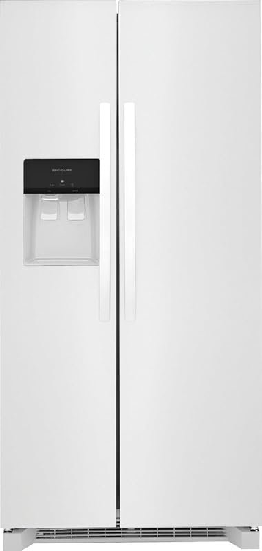 Frigidaire 22.3 cu. ft. 33 in. Side by Side Refrigerator in White, Sta
