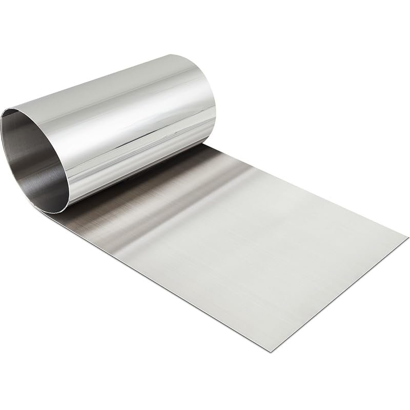 MorningRo 430 Stainless Steel Sheet Metal, 24x96 Inches #4 Brushed Fin