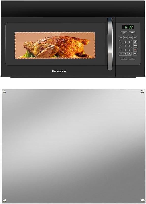thermomate OTR773B 1.6 Cu.Ft Black Over-the-Range Microwave with Stain