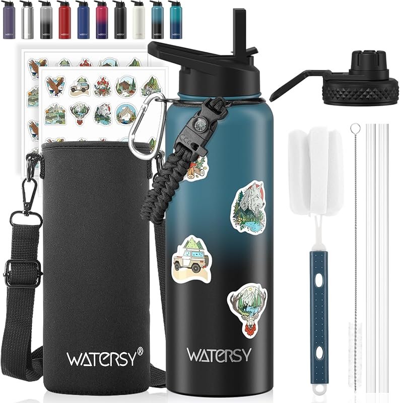 40oz Insulated Stainless Steel Water Bottle BPA Free Leak Proof Keeps 