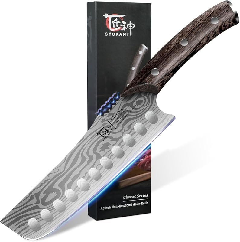 SYOKAMI Nakiri Knife 7.2