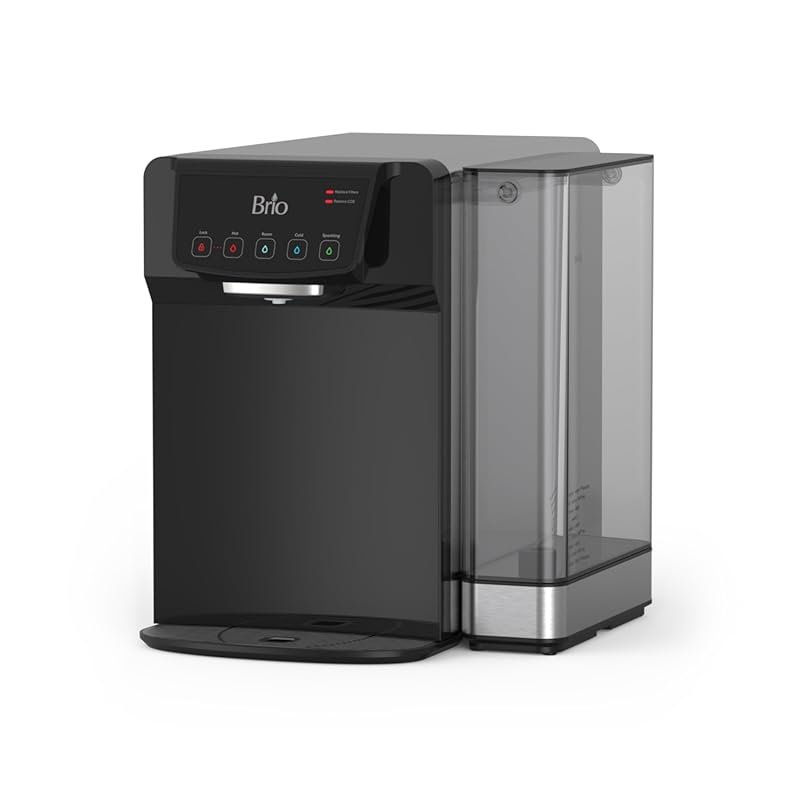 Brio Sparkling 600 Countertop Water Cooler with UV Sterilizer, PFAS Re
