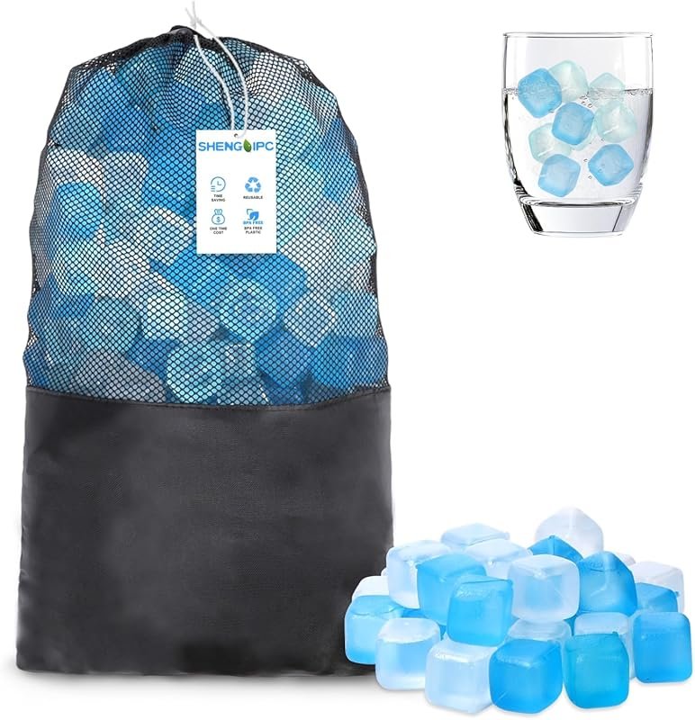 360 Pack BPA-Free Reusable Plastic Ice Cubes Without Dilution for Drin