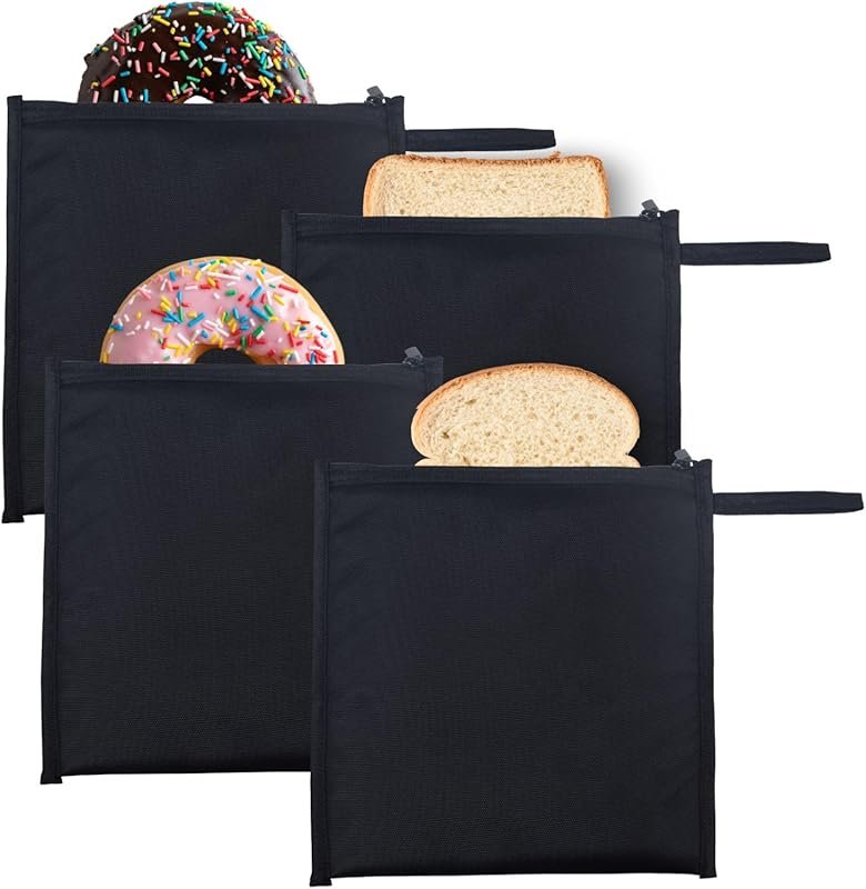 Moyad Reusable Sandwich Bags 4 Pack – Compact Insulated Lunch Pouch fo