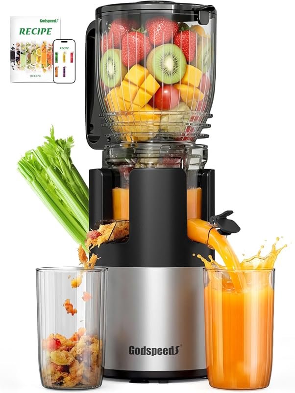 Godspeeds Slow Masticating Juicer with 5.8