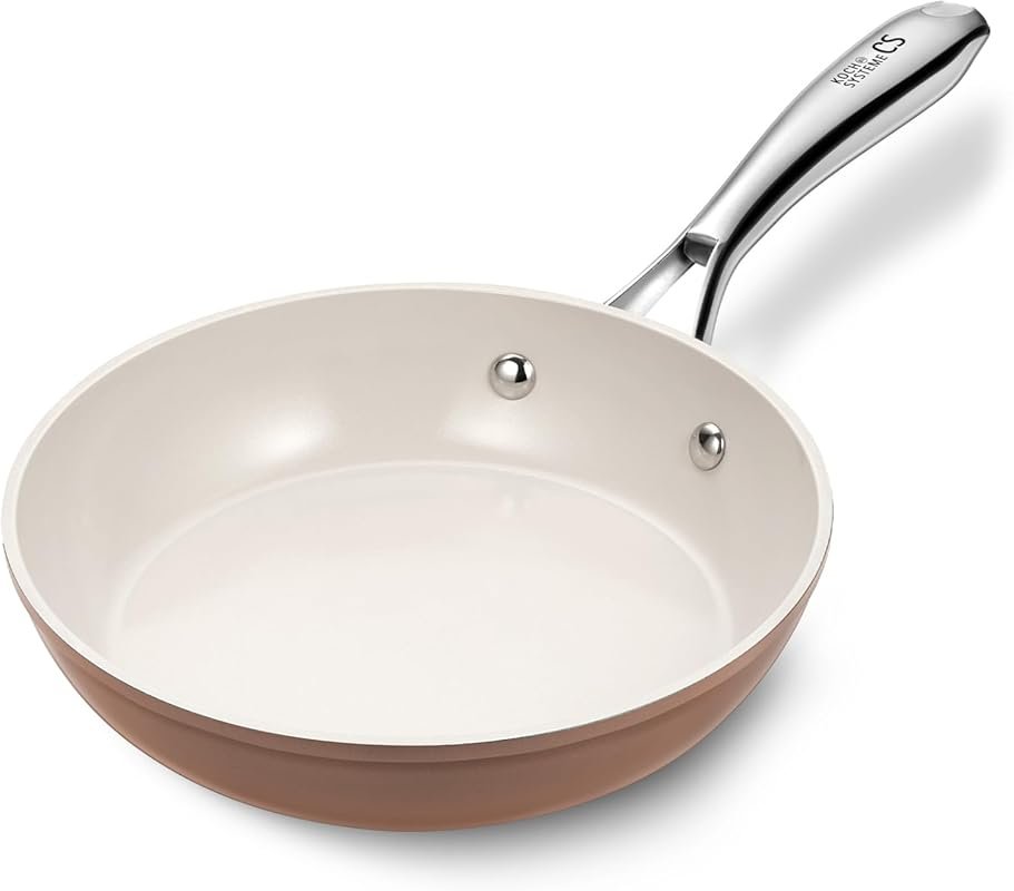 KOCH SYSTEME CS 8-Inch Ceramic Nonstick Skillet, PFOA/PTFE Free, Induc