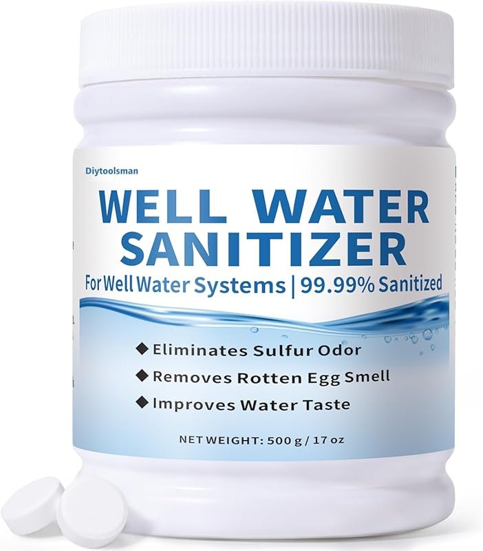 Well Water Purification Tablets – Eliminates Sulfur Odors, Rotten Egg 