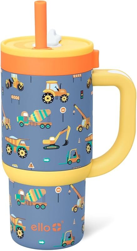 Ello Oasis 14oz Kids Tumbler, Leakproof Double-Wall Insulated, Retract