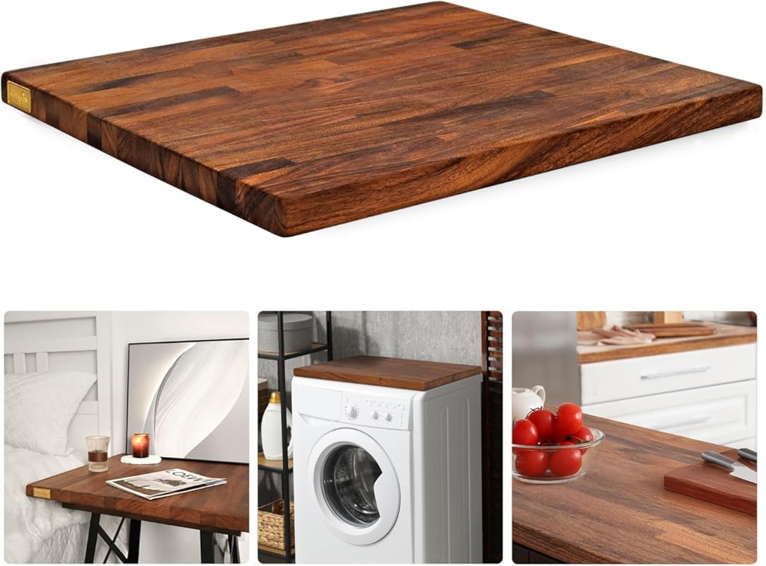 Walnut Butcher Block Countertop, Waterproof, 1.5