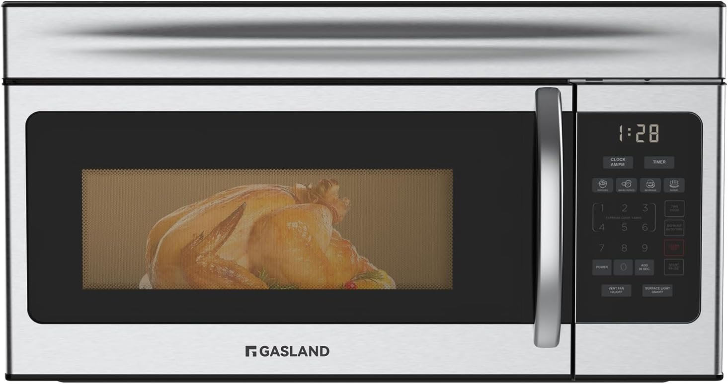 GASLAND 30 Inch Over the Range Microwave Oven, 1.7 Cu.ft Over Stove Mi
