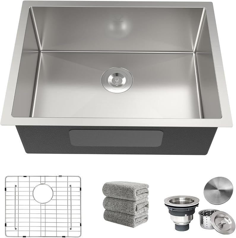 Handmade 16-Gauge Stainless Steel 24x18