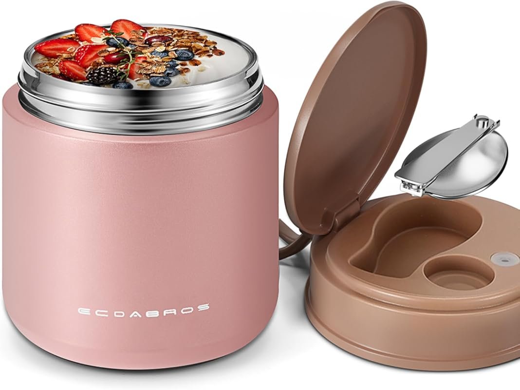 15.2oz Kids Vacuum Insulated Food Jar – 316 Stainless Steel & Leakproo