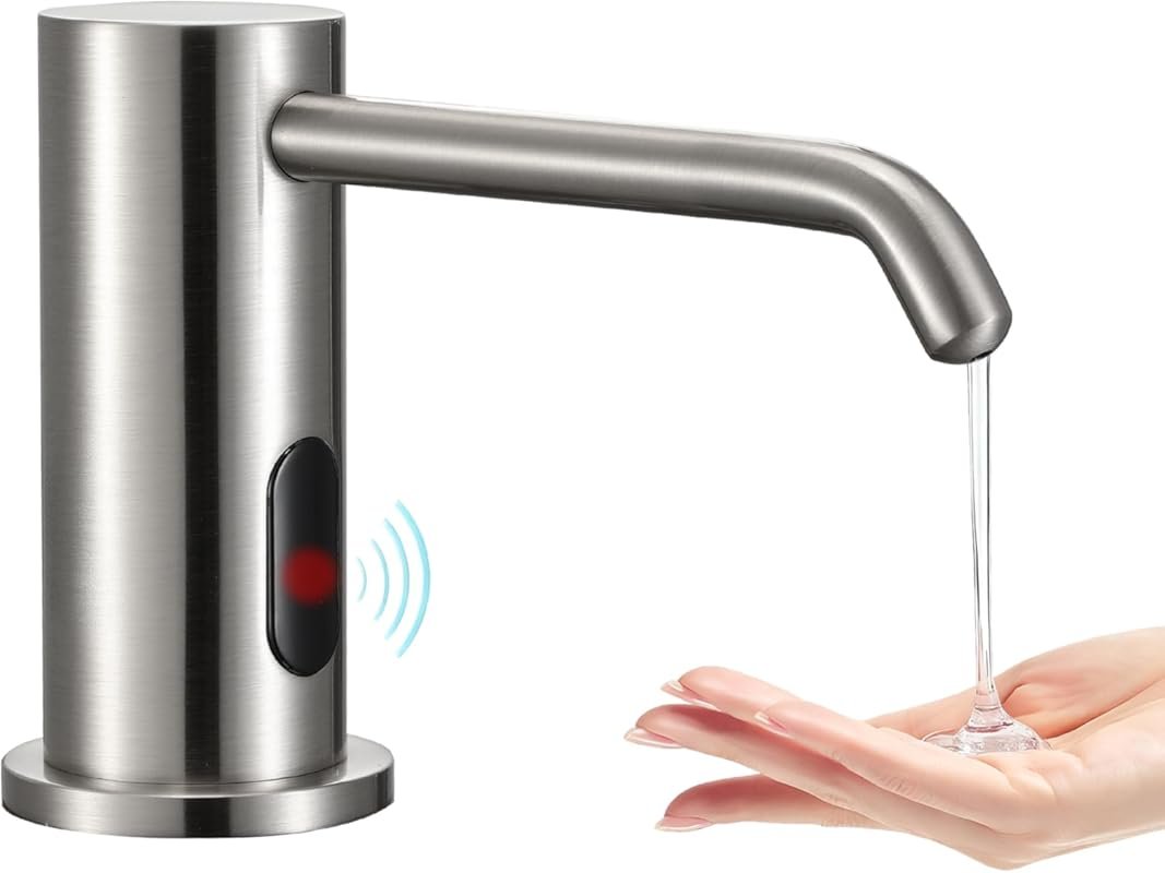 Automatic Touchless Soap Dispenser for Kitchen & Bathroom Sink with In
