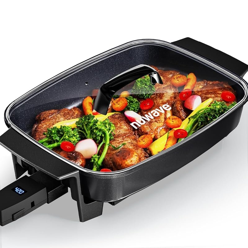 Nuwave Medley XL Digital Electric Skillet, 7 Qt., PFAS-Free G11 Nonsti