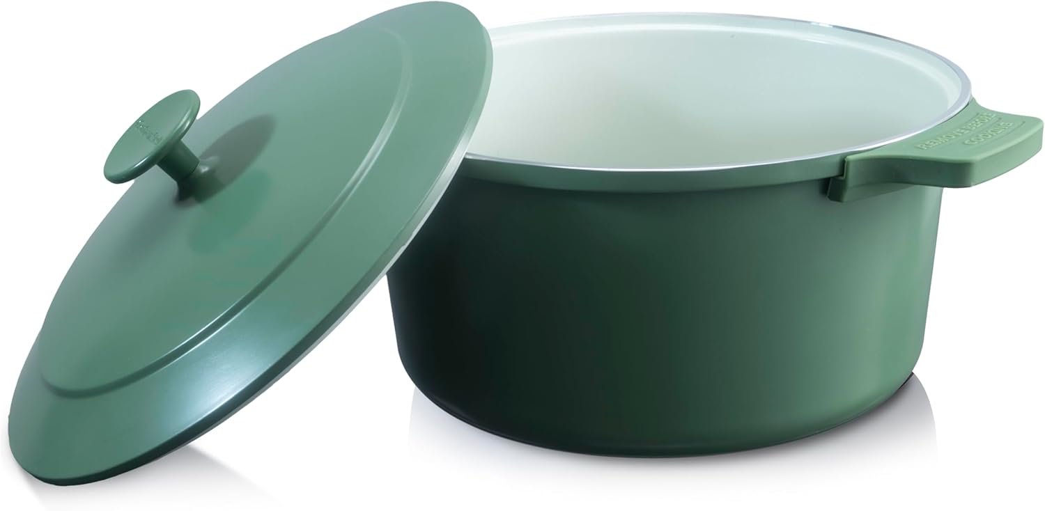 Gotham Steel 5QT Lightweight Ceramic Non-Toxic Dutch Oven for Baking, 