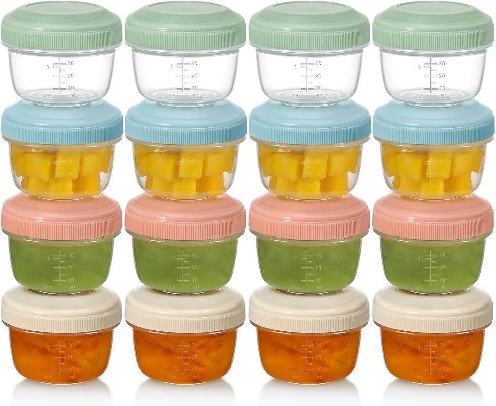 VITEVER 16-Pack 2 oz Salad Dressing Containers with Lids