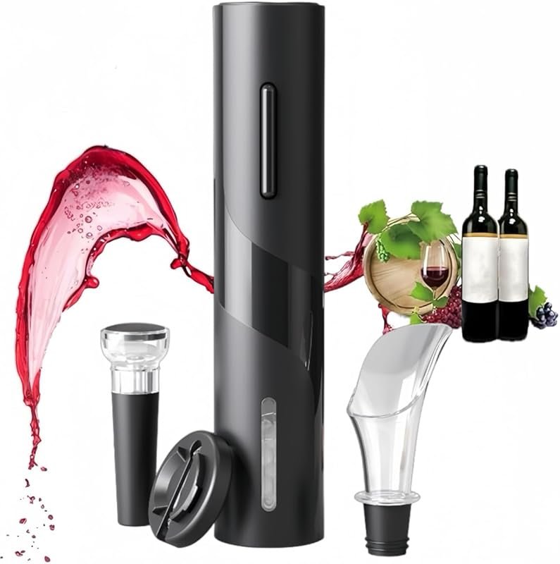 PEIPU Electric Wine Bottle Opener – Easy Use for Home, Travel & Hosts 
