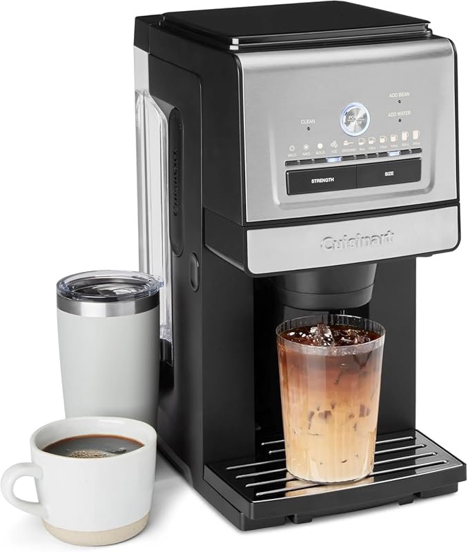 Cuisinart Single-Serve Grind and Brew Coffee Maker, Stainless Steel Bu