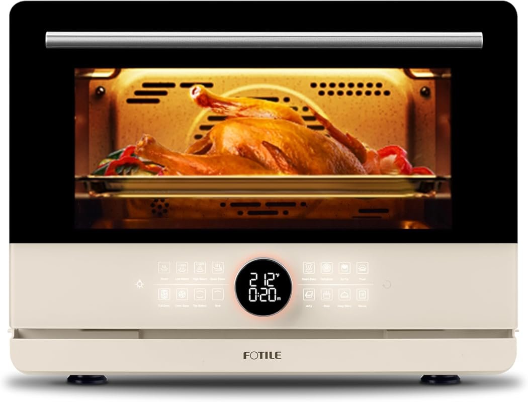 FOTILE ChefCubii 4-in-1 Combi-Steam Oven, Steam-Bake & Air Fry, 50 Pre
