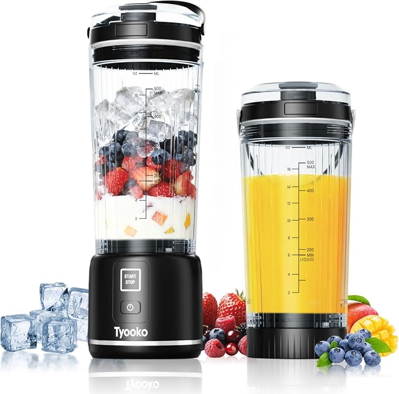18oz Rechargeable Electric Personal Juicer Cup with Dual Mode and Leak