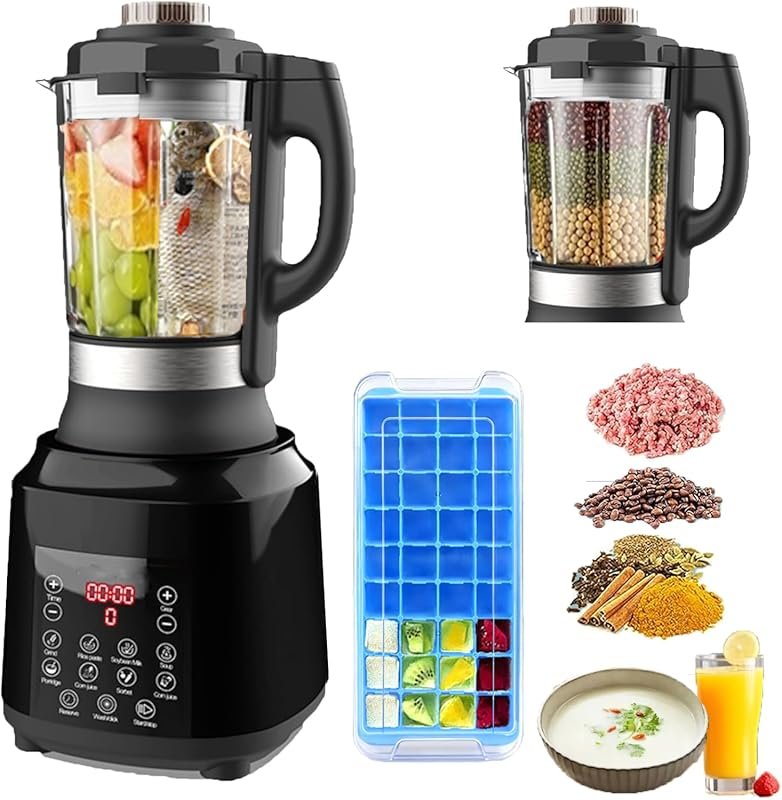 1200W All-in-One Blender & Food Processor with Hot Soup & Self-Cleanin