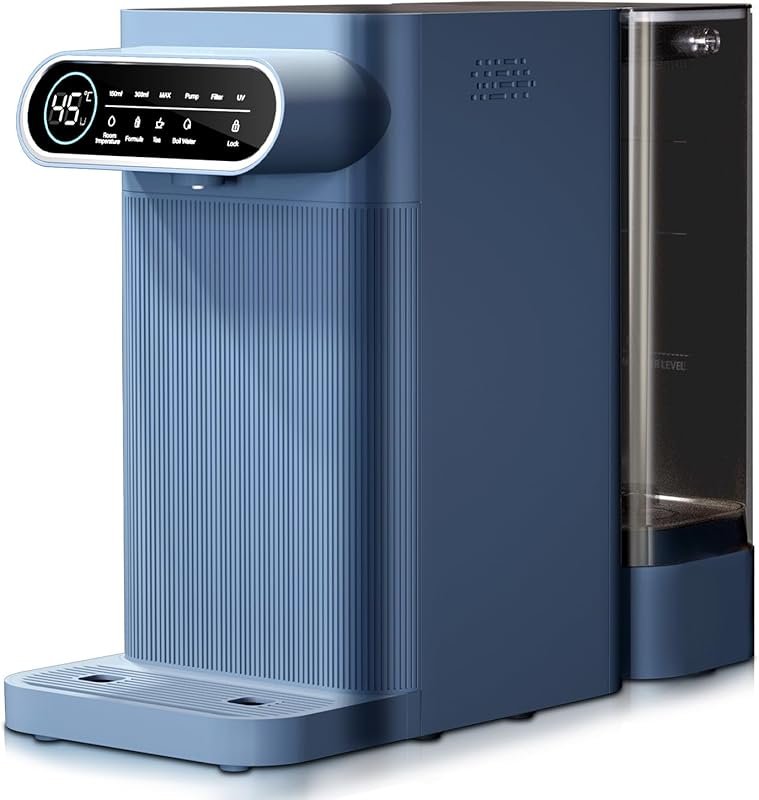 PUREPLUS Countertop Reverse Osmosis Water Filtration System, 5 Stage, Portable Instant Hot Water Dispenser