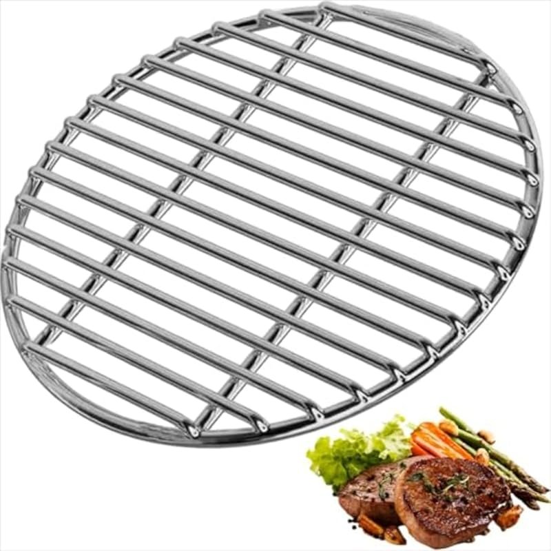 14-Inch Heavy Duty Stainless Steel BBQ Grill Grate for Smokers & Campf