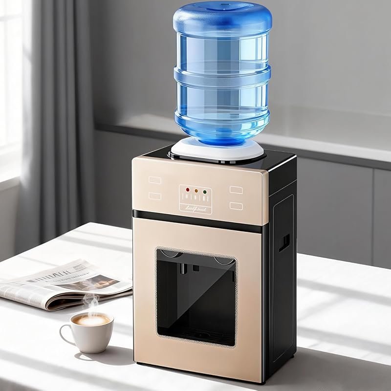 Housiwill Rotating Dual Spout Water Dispenser, Top-Loading, No-Press, 