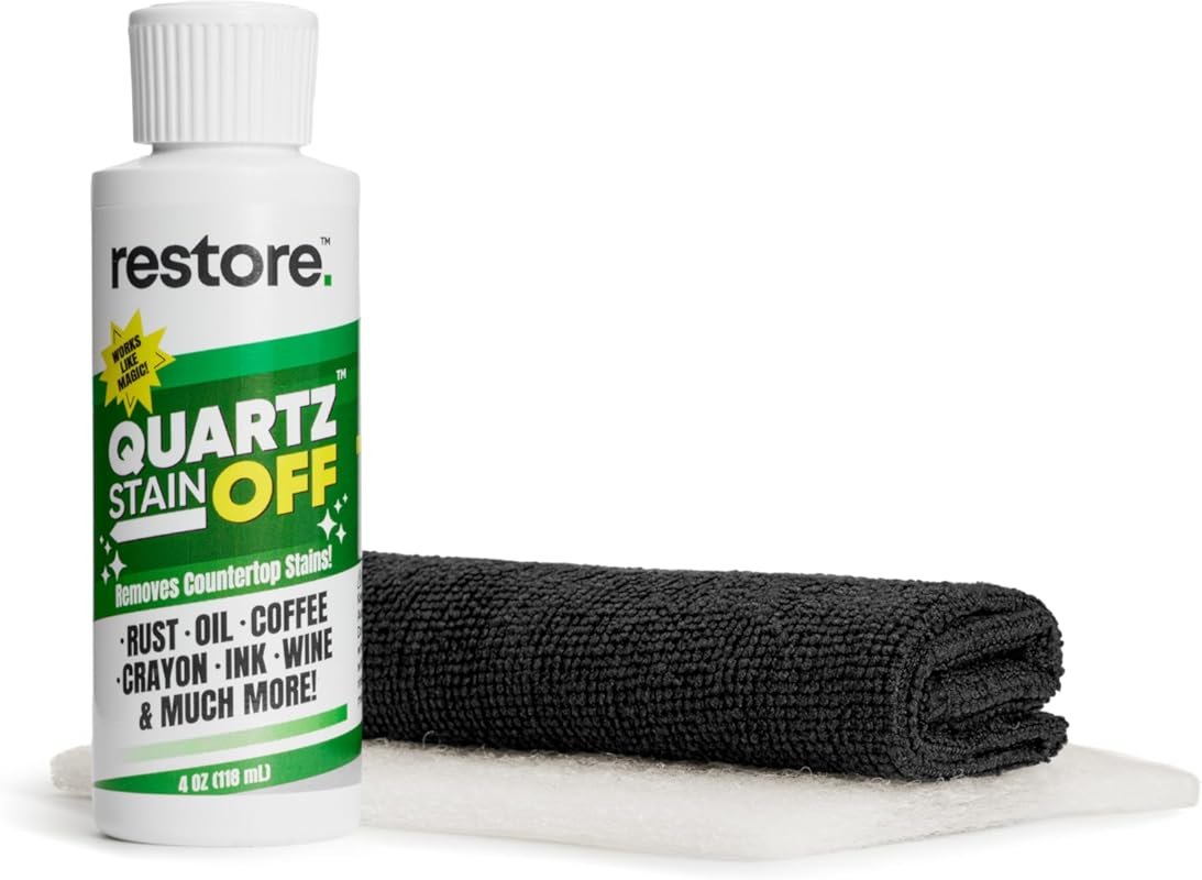 Non-Abrasive Quartz Stain Remover Cream for Coffee, Grease & Water Sta
