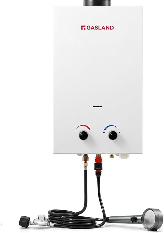 Outdoor Propane Tankless Water Heater 2.64GPM 10L Portable Hot Water H